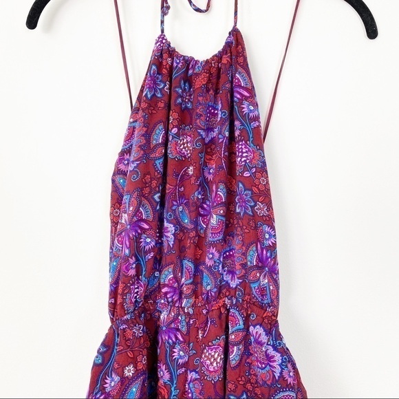 ALTAR’d STATE Floral Bohemian Halter Romper Shorts - Picture 3 of 12